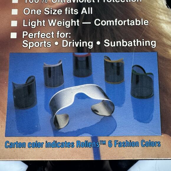 VTG Rollens Roll-Up Frameless Sunglasses 48 Pair Store Display NOS Deadstock 80s main image 4